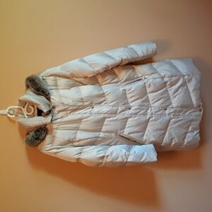 UTEX Down/Feathers long winter coat, Women, size L.